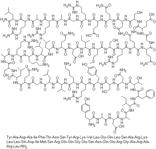 促肾上腺素释放因子分子结构 (CAS 83930-13-6)