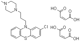 structure of CAS# 84-02-6, 马来酸丙氯拉嗪