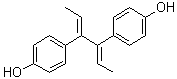 structure of CAS# 84-17-3, 3,4-二(对羟基苯基)-2,4-己二烯