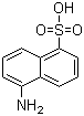 structure of CAS# 84-89-9, 5-Amino-1-naphthalenesulfonic acid