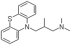 CAS 登录号：84-96-8, 异丁嗪, N,N,2-三甲基-3-吩噻嗪-10-基-1-丙胺
