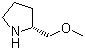 (R)-2-(甲氧基甲基)吡咯烷分子结构 (CAS 84025-81-0)