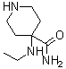 structure of CAS# 84100-54-9, 4-(Ethylamino)piperidine-4-carboxamide