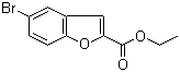 structure of CAS# 84102-69-2, 5-溴苯并呋喃-2-羧酸乙酯