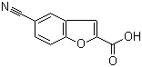 5-氰基-2-苯并[b]呋喃甲酸分子结构 (CAS 84102-75-0)