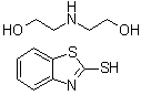 CAS 登录号：84145-29-9, 2-苯并噻唑硫醇二乙醇胺盐