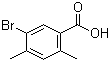 structure of CAS# 842136-27-0, 5-Bromo-2,4-dimethylbenzoic acid