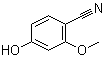 structure of CAS# 84224-29-3, 4-羟基-2-甲氧基苯甲腈