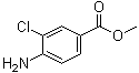 structure of CAS# 84228-44-4, 3-Chloro-4-aminobenzoic acid methyl ester