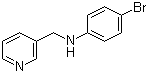 structure of CAS# 84324-68-5, N-(4-溴苯基)-3-吡啶甲胺