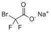 structure of CAS# 84349-27-9, 溴二氟乙酸钠