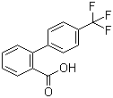 structure of CAS# 84392-17-6, 4'-三氟甲基联苯-2-羧酸