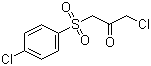1-氯-3-[(4-氯苯基)磺酰基]-2-丙酮分子结构 (CAS 84445-74-9)