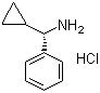 structure of CAS# 844470-80-0, (aS)-alpha-环丙基苯甲胺盐酸盐