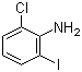 structure of CAS# 84483-28-3, 2-氯-6-碘苯胺