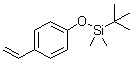structure of CAS# 84494-81-5, 4-[tert-Butyldimethylsilyloxy]styrene