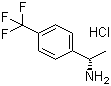 structure of CAS# 84499-78-5, (S)-1-[4-(Trifluoromethyl)phenyl]ethylamine hydrochloride