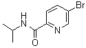 5-溴-N-(1-甲基乙基)-2-吡啶甲酰胺分子结构 (CAS 845305-90-0)
