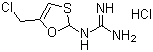 CAS # 84545-70-0, N-((4-Chloromethyl)-2-thiazolyl)guanidine hydrochloride