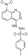 CAS # 845509-38-8, 4-Methylbenzenesulfonic acid 2-(8-nitro-4-quinazolinyl)hydrazide