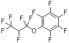 五氟(1,1,2,3,3,3-六氟丙氧基)苯分子结构 (CAS 845523-35-5)