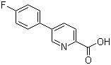 structure of CAS# 845826-99-5, 5-(4-Fluorophenyl)pyridine-2-carboxylic acid