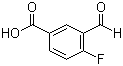 4-氟-3-甲酰基苯甲酸分子结构 (CAS 845885-90-7)