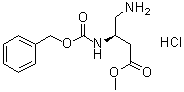 CAS 登录号：845909-53-7, (R)-4-氨基-3-苄氧羰基氨基丁酸甲酯盐酸盐