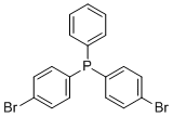 structure of CAS# 84591-80-0, Bis(4-bromophenyl)phenylphosphine