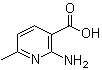 2-氨基-6-甲基烟酸分子结构 (CAS 846021-26-9)