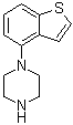 structure of CAS# 846038-18-4, 4-(1-Piperazinyl)benzo[b]thiophene