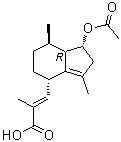 乙酰基缬草烯酸分子结构 (CAS 84638-55-1)