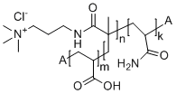 CAS # 84647-38-1, Polyquaternium-53, 1-Propanaminium, N,N,N-trimethyl-3-((2-methyl-1-oxo-2-propen-1-yl)amino)-, chloride (1:1), polymer with 2-propenamide AND 2-propenoic acid