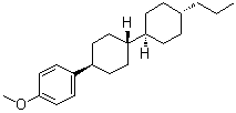 1-甲氧基-4-[(反式,反式)-4'-丙基[1,1'-联环己烷]-4-基]苯分子结构 (CAS 84655-98-1)