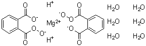 structure of CAS# 84665-66-7, 镁二(单过氧邻苯二甲酸盐)六水合物