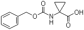 1-(Cbz-amino)cyclopropanecarboxylic acid molecular structure (CAS 84677-06-5)