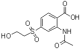 CAS # 84712-88-9, 2-(Acetylamino)-4-[(2-hydroxyethyl)sulfonyl]benzoic acid