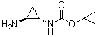 [(1S,2S)-2-氨基环丙基]氨基甲酸叔丁酯分子结构 (CAS 847268-25-1)