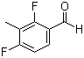 2,4-二氟-3-甲基苯甲醛分子结构 (CAS 847502-88-9)