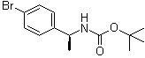 [(S)-1-(4-溴苯基)乙基]氨基甲酸叔丁酯分子结构 (CAS 847728-89-6)