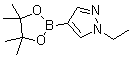 1-乙基吡唑-4-硼酸频哪醇酯分子结构 (CAS 847818-70-6)