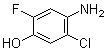 4-氨基-5-氯-2-氟苯酚分子结构 (CAS 847872-10-0)