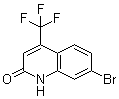 7-溴-4-三氟甲基-2(1H)-喹啉酮分子结构 (CAS 847900-73-6)