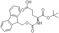 structure of CAS# 84793-07-7, 芴甲氧羰基-L-谷氨酸 1-叔丁酯