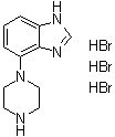CAS # 84806-71-3, 4-(1-Piperazinyl)-1H-benzimidazole trihydrobromide