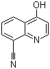 4-羟基喹啉-8-甲腈分子结构 (CAS 848128-91-6)