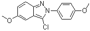 CAS # 848142-56-3, 3-Chloro-5-methoxy-2-(4-methoxyphenyl)-2H-indazole