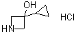 structure of CAS# 848192-93-8, 3-环丙基氮杂环丁-3-醇盐酸盐