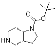 (3aR,7aS)-rel-八氢-1H-吡咯并[3,2-c]吡啶-1-羧酸叔丁酯分子结构 (CAS 848410-13-9)