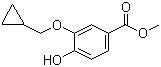 CAS # 848574-60-7, 3-(Cyclopropylmethoxy)-4-hydroxybenzoic acid methyl ester